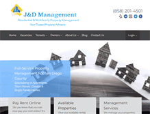 Tablet Screenshot of jdpropmgmt.com